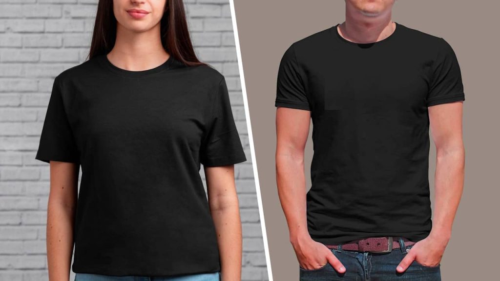 Le t-shirt noir : incontournable de la garde-robe