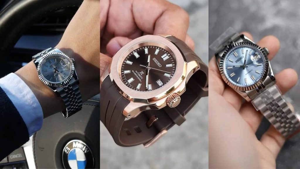 montre seiko mod sur mesure
