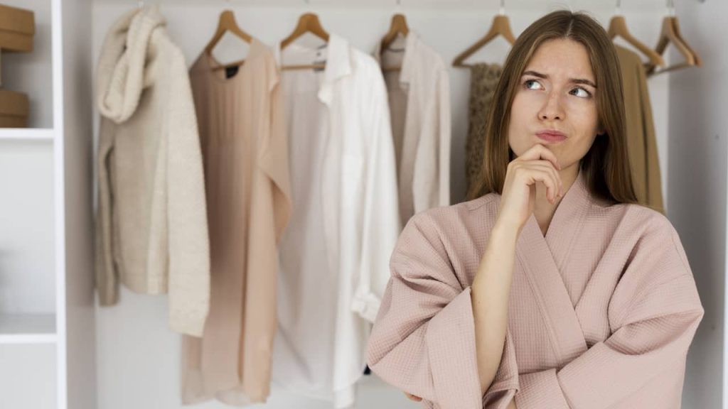 femme choix vetement dressing