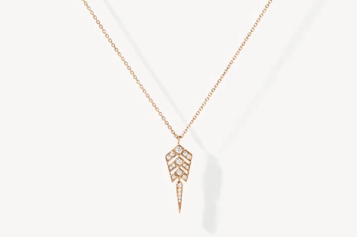 Collier Statement Stairway S diamants or rose