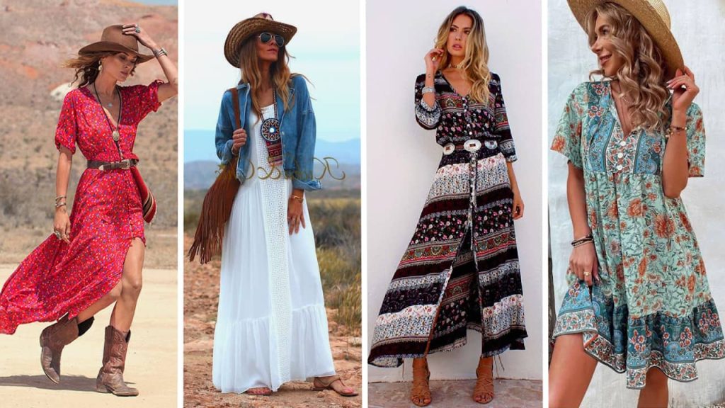 robes style bohème femme